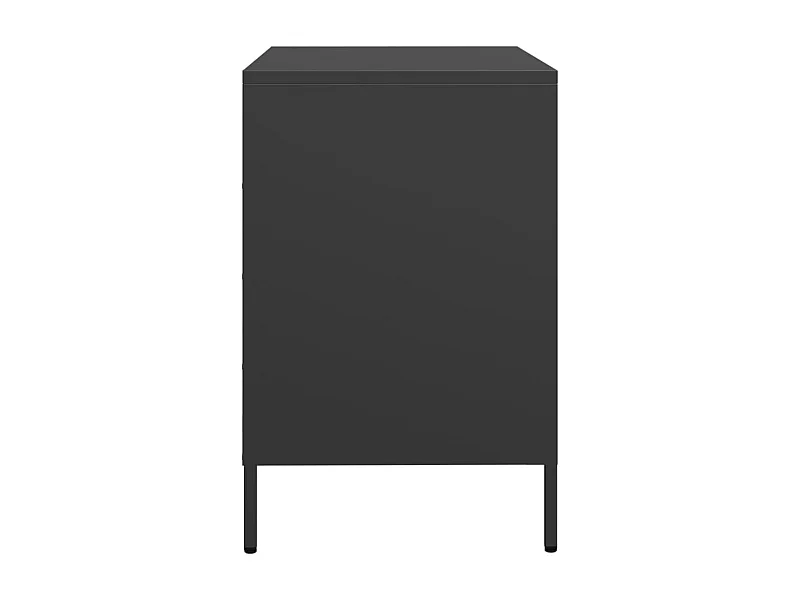 Aparador 68x39x58,5 cm aço laminado a frio preto