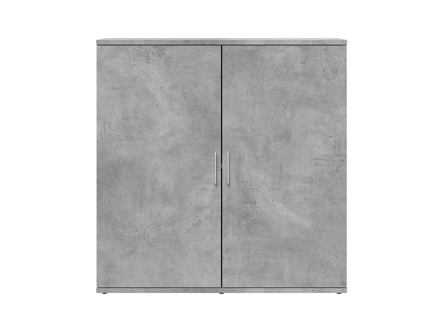 Buffets 2 pièces gris béton 79x38x80 cm bois d'ingénierie