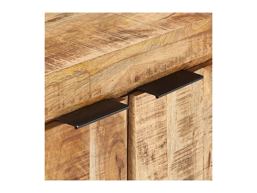 Buffet 59x33x75 cm Bois de manguier brut