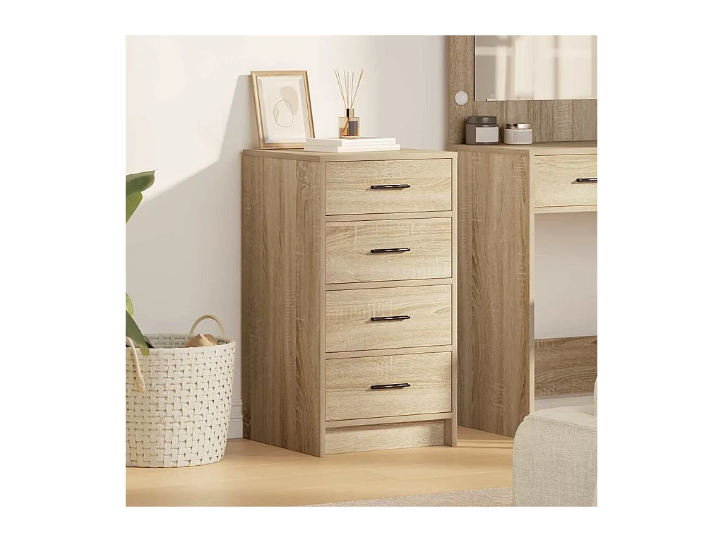 Buffet Chêne sonoma 40 x 41 x 75 cm Bois d'ingénierie