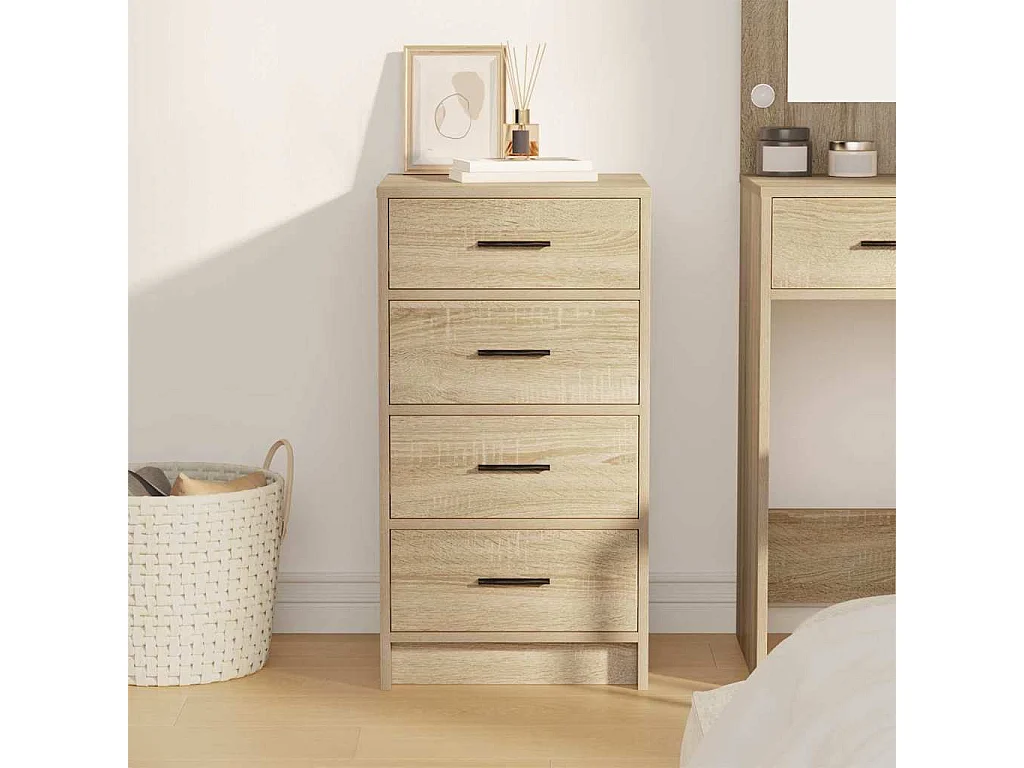 Buffet Chêne sonoma 40 x 41 x 75 cm Bois d'ingénierie