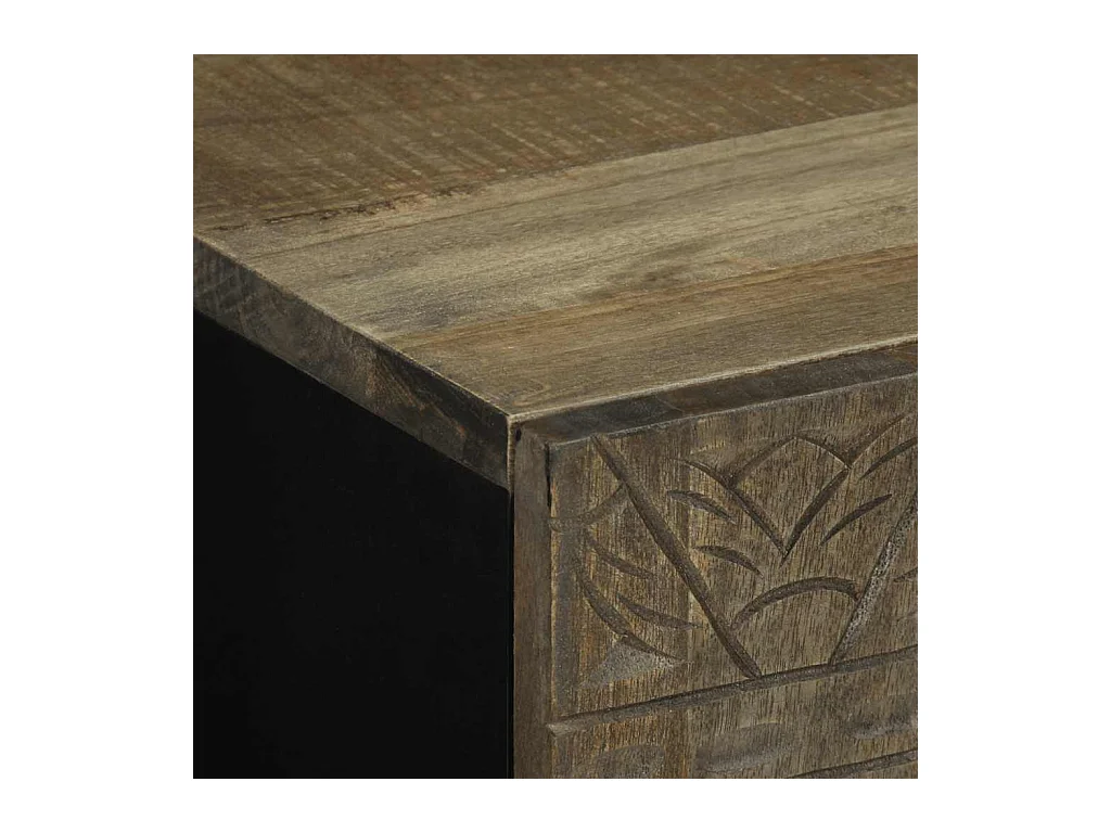 Buffet 40x33x75 cm bois massif de manguier