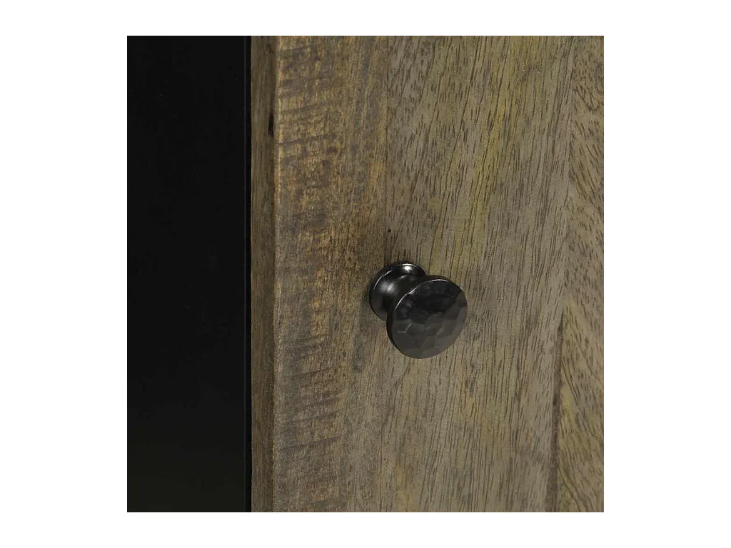 Buffet 40x33x75 cm bois massif de manguier