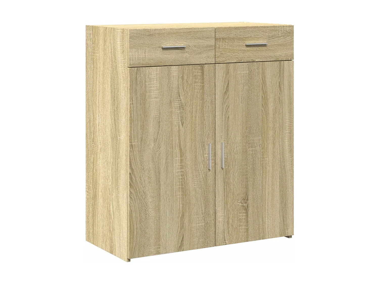 Buffet chêne sonoma 80x42,5x93 cm bois d'ingénierie
