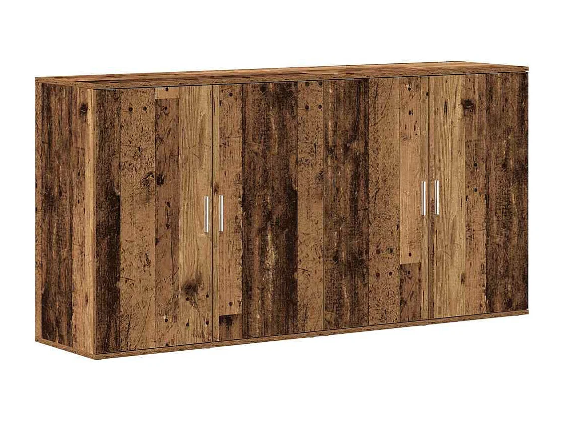 Buffets 2 pièces Bois ancien 79 x 38 x 80 cm Bois d'ingénierie