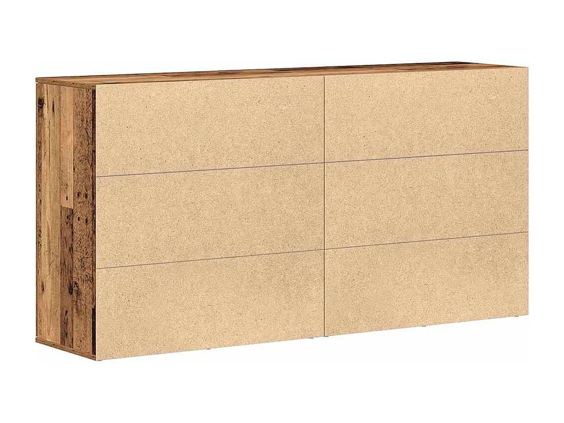 Buffets 2 pièces Bois ancien 79 x 38 x 80 cm Bois d'ingénierie