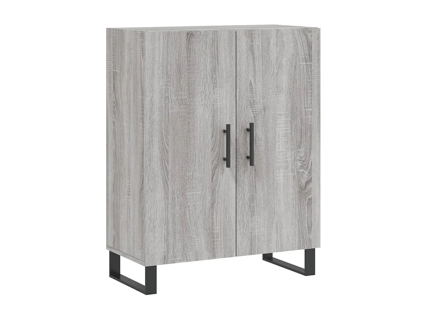 Buffet haut Sonoma gris 69,5x34x180 cm Bois d'ingénierie