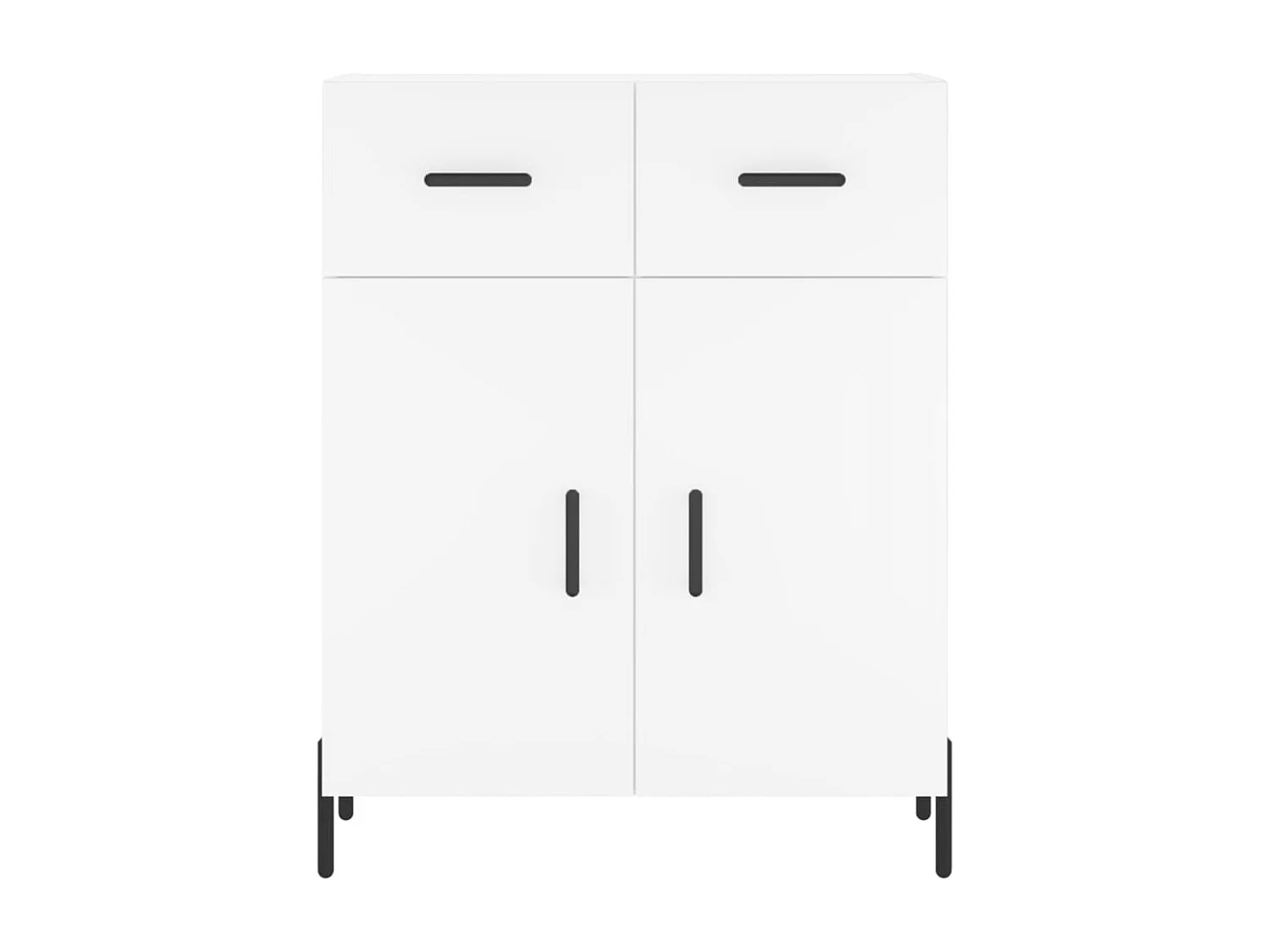 Armário alto 69,5x34x180 cm derivados de madeira branco