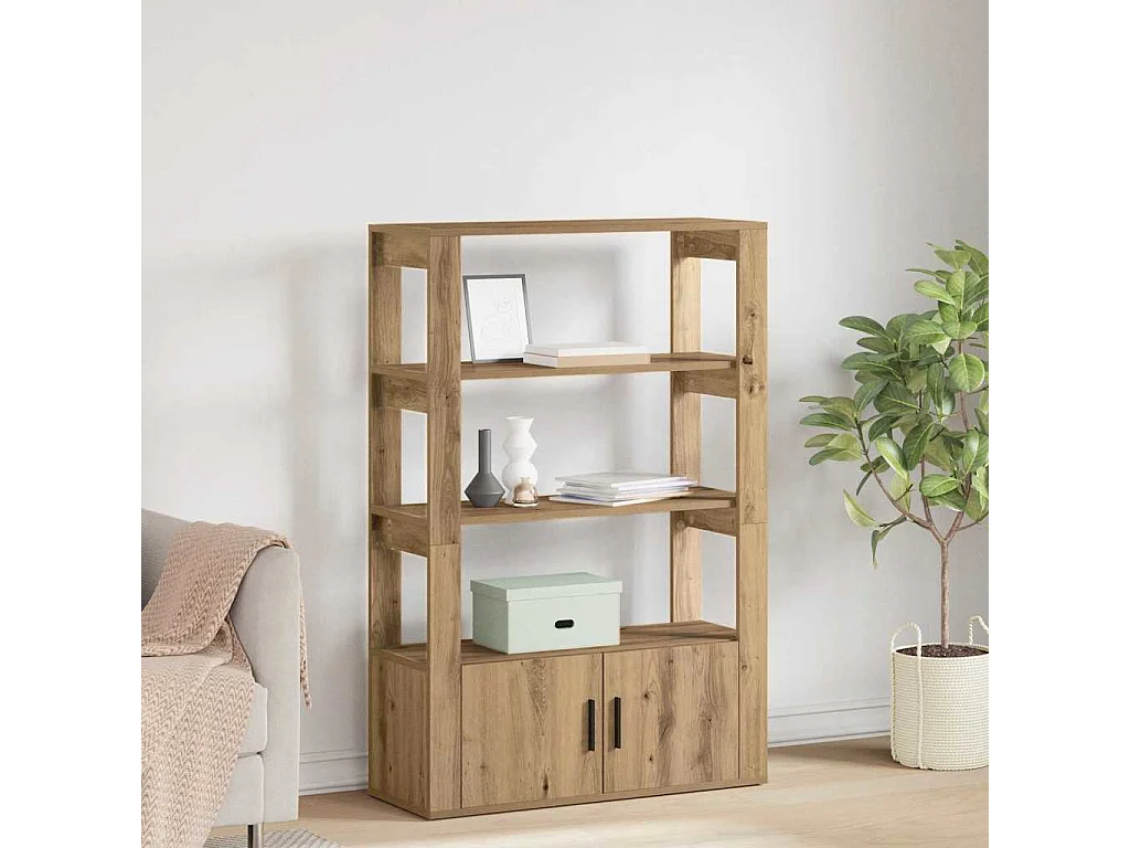 Buffet chêne artisanal 30 x 80 x 119.5 cm Bois d'ingénierie