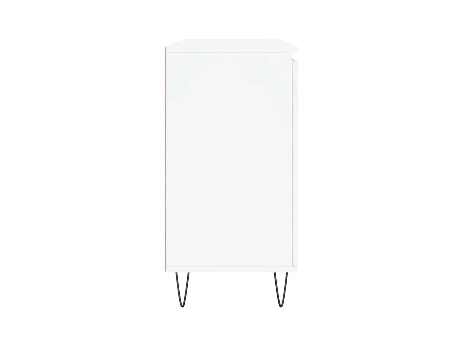 Buffet blanc 101,5x35x70 cm bois d'ingénierie