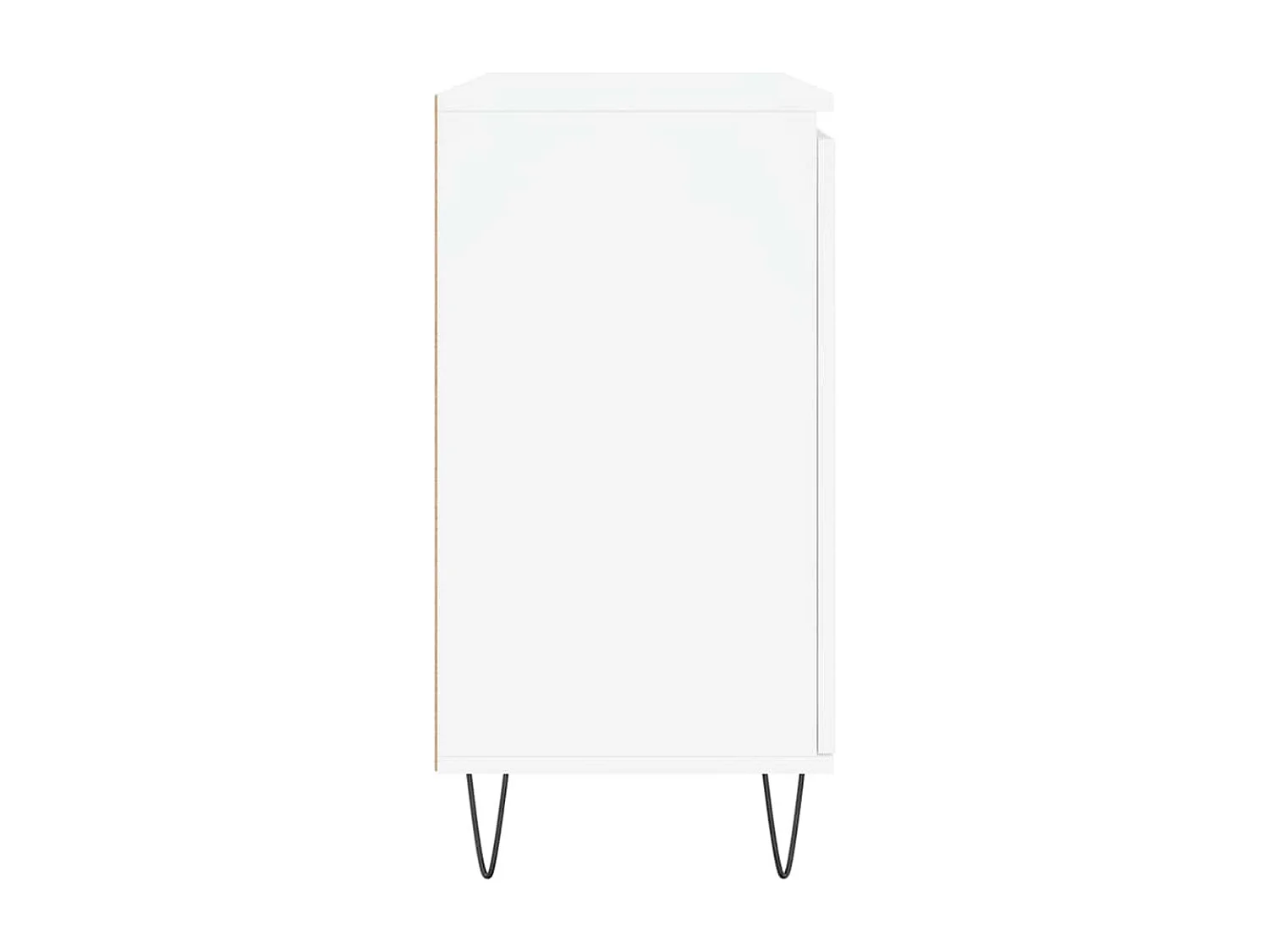 Buffet blanc 101,5x35x70 cm bois d'ingénierie