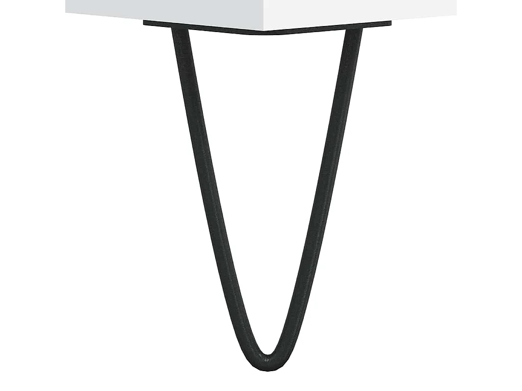 Buffet blanc 101,5x35x70 cm bois d'ingénierie