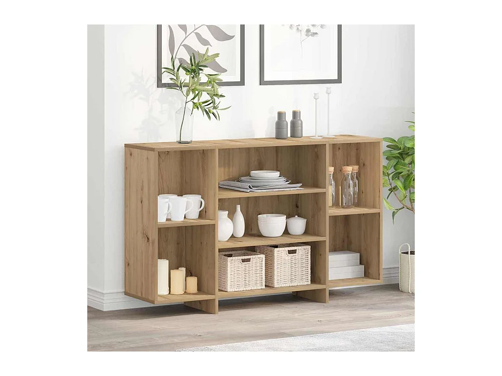 Buffet chêne artisanal 120 x 30 x 75 cm Bois d'ingénierie