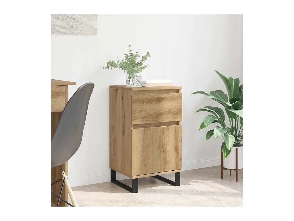 Buffet chêne artisanal 35 x 40 x 70 cm Bois d'ingénierie