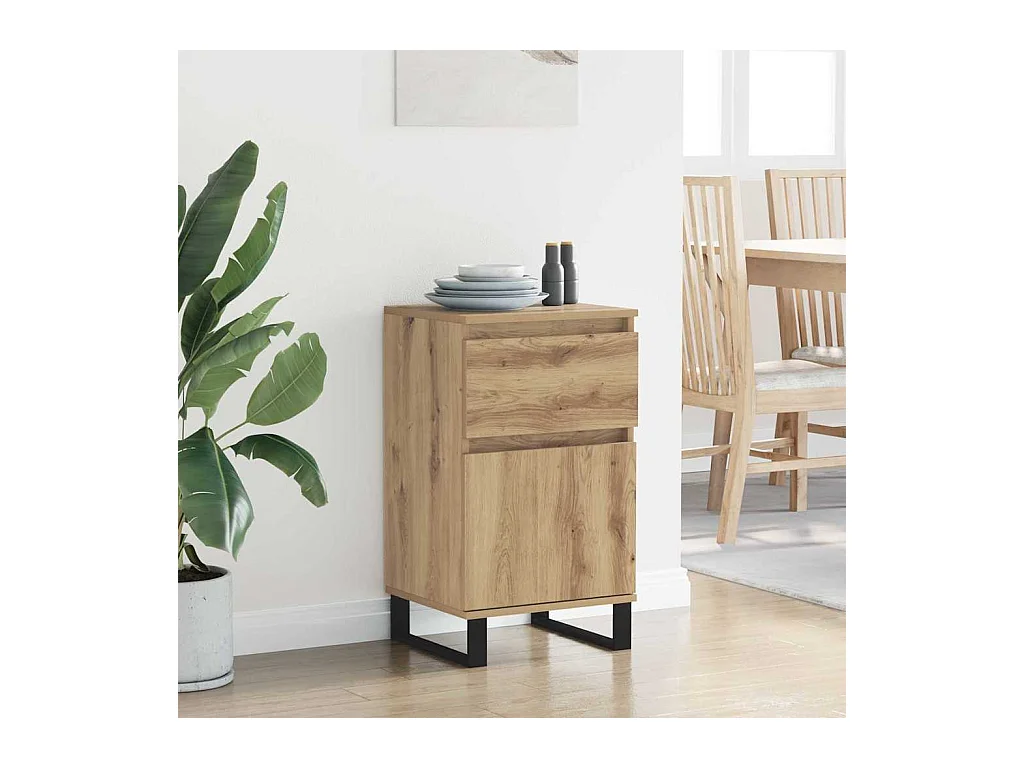 Buffet chêne artisanal 35 x 40 x 70 cm Bois d'ingénierie