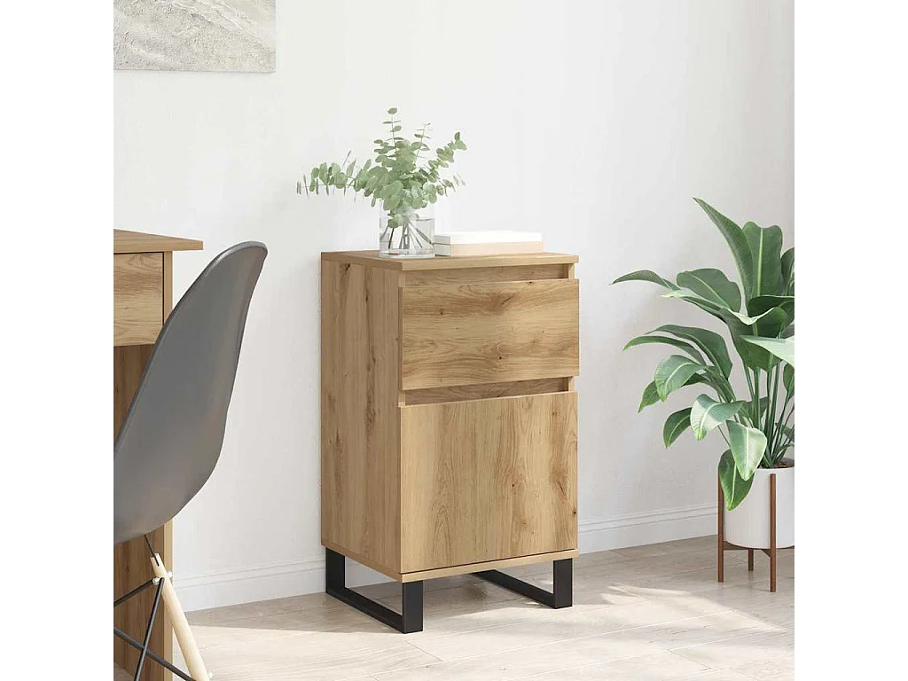 Buffet chêne artisanal 35 x 40 x 70 cm Bois d'ingénierie