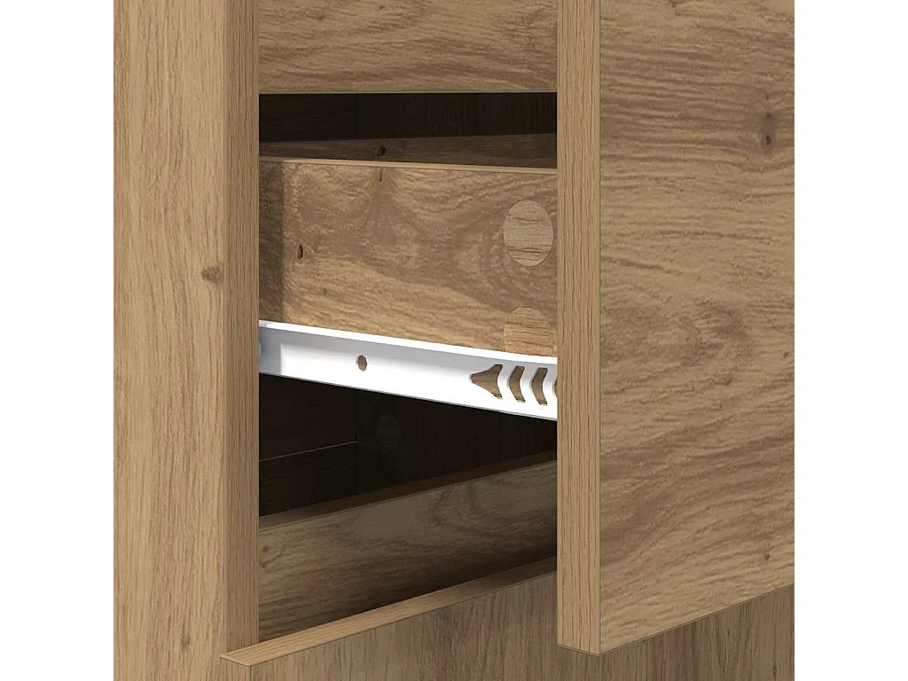 Buffet chêne artisanal 35 x 40 x 70 cm Bois d'ingénierie