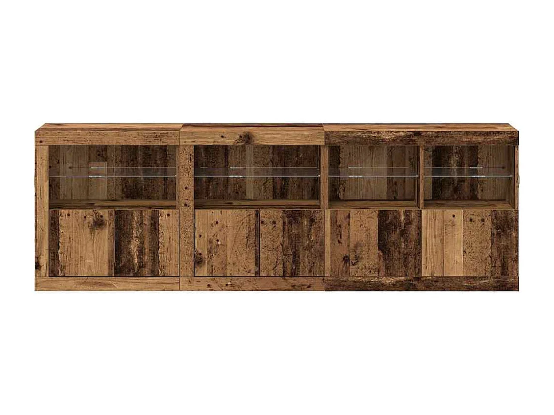 Buffet Bois ancien 202 x 37 x 67 cm Bois d'ingénierie