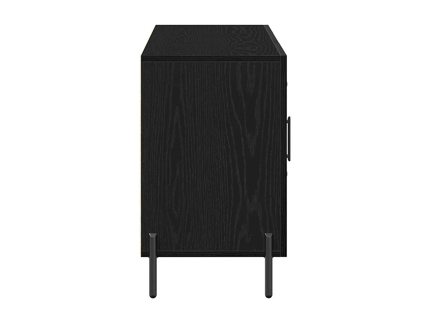Buffet Chêne noir 100 x 36 x 60 cm Bois d'ingénierie