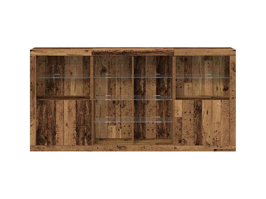 Buffet Bois ancien 202 x 37 x 100 cm Bois d'ingénierie