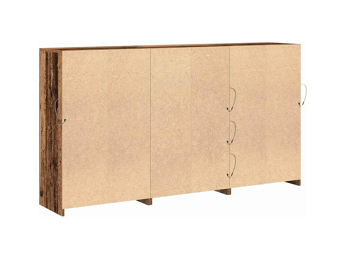 Buffet Bois ancien 202 x 37 x 100 cm Bois d'ingénierie