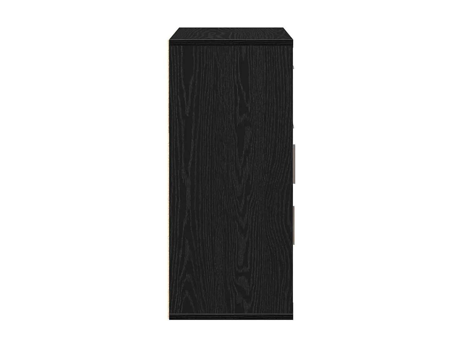 Buffet avec tiroir Chêne noir 60 x 31 x 70 cm Bois d'ingénierie