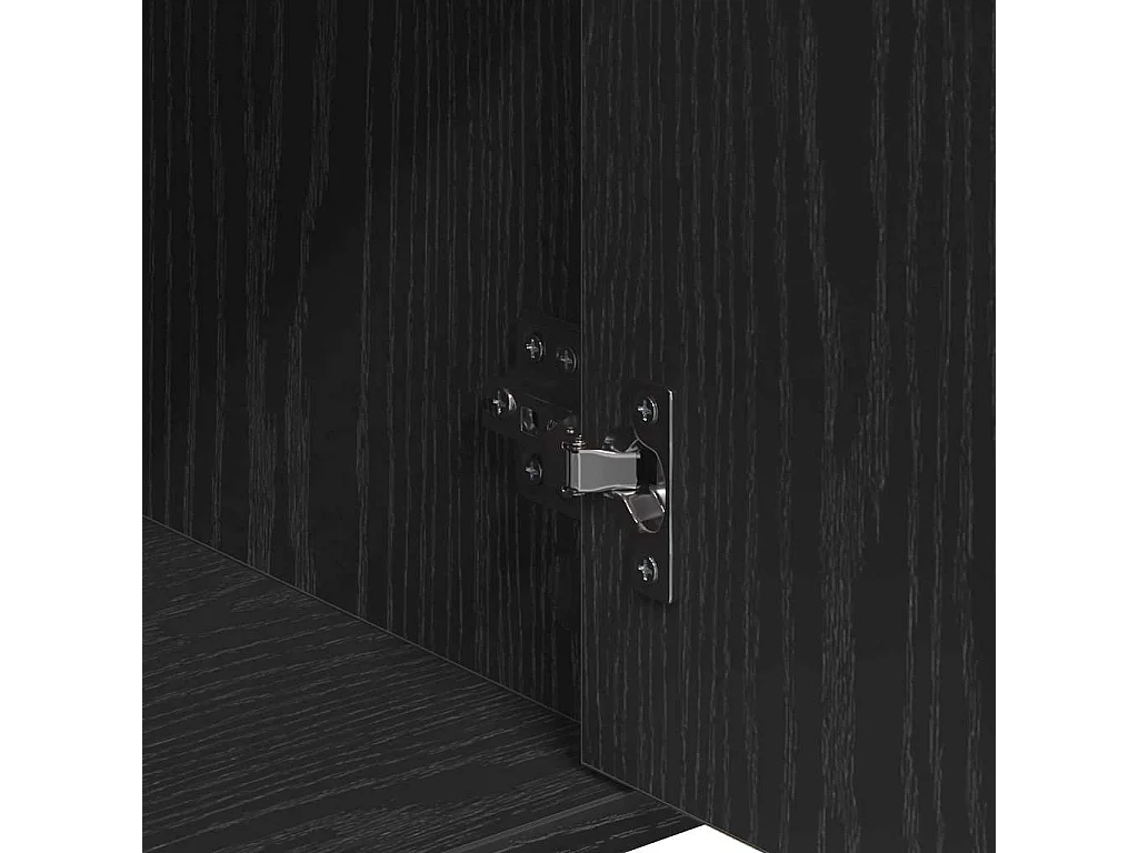 Buffet avec tiroir Chêne noir 60 x 31 x 70 cm Bois d'ingénierie