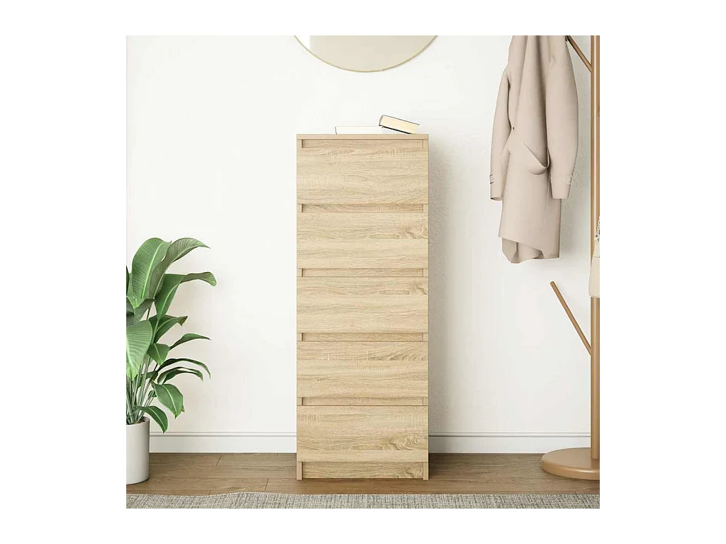 Buffet avec tiroirs chêne sonoma 37,5x35x99 cm bois ingénierie