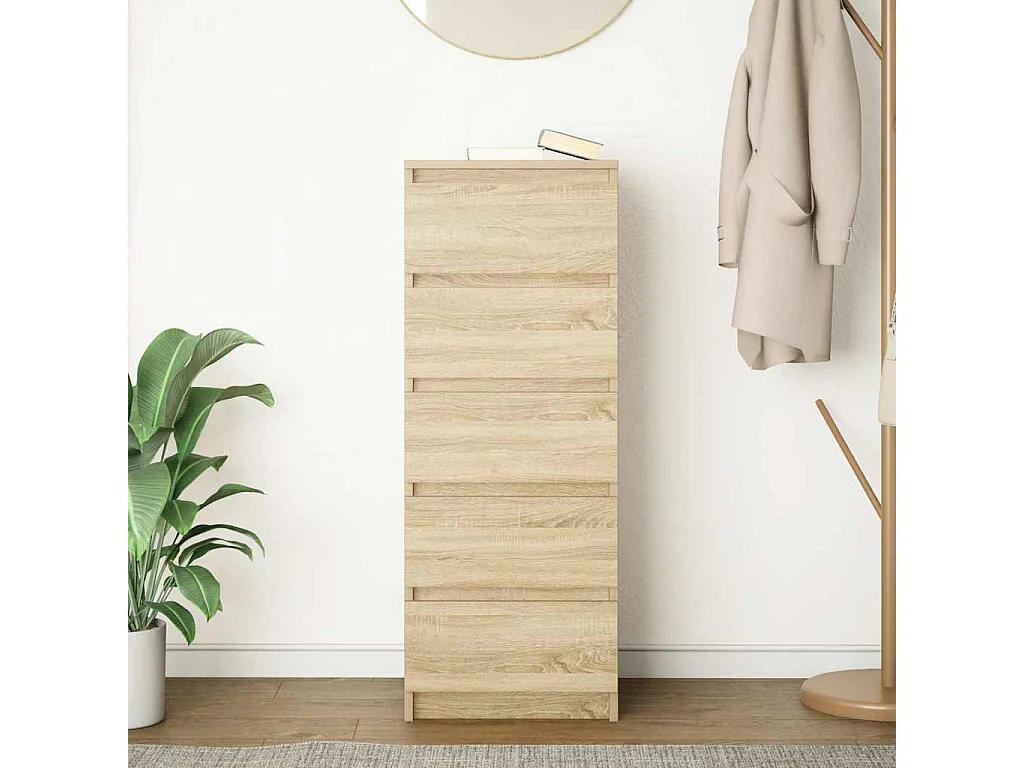 Buffet avec tiroirs chêne sonoma 37,5x35x99 cm bois ingénierie