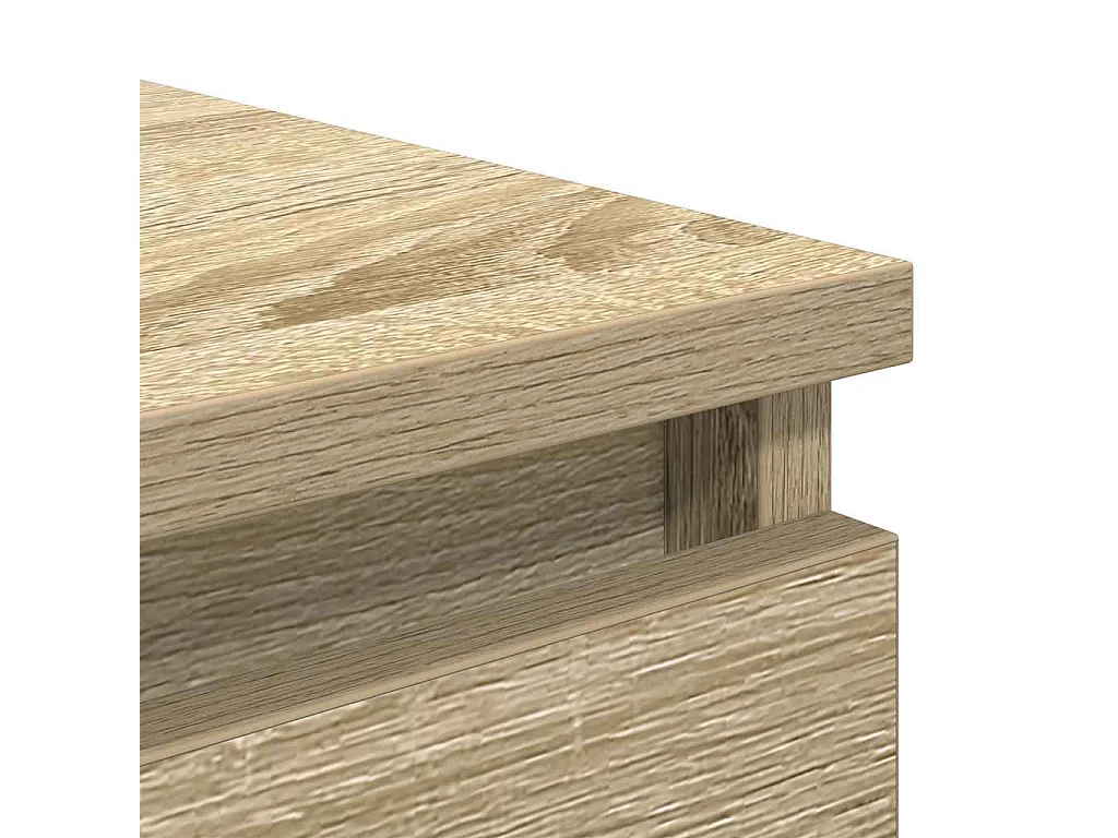 Buffet avec tiroirs chêne sonoma 37,5x35x99 cm bois ingénierie