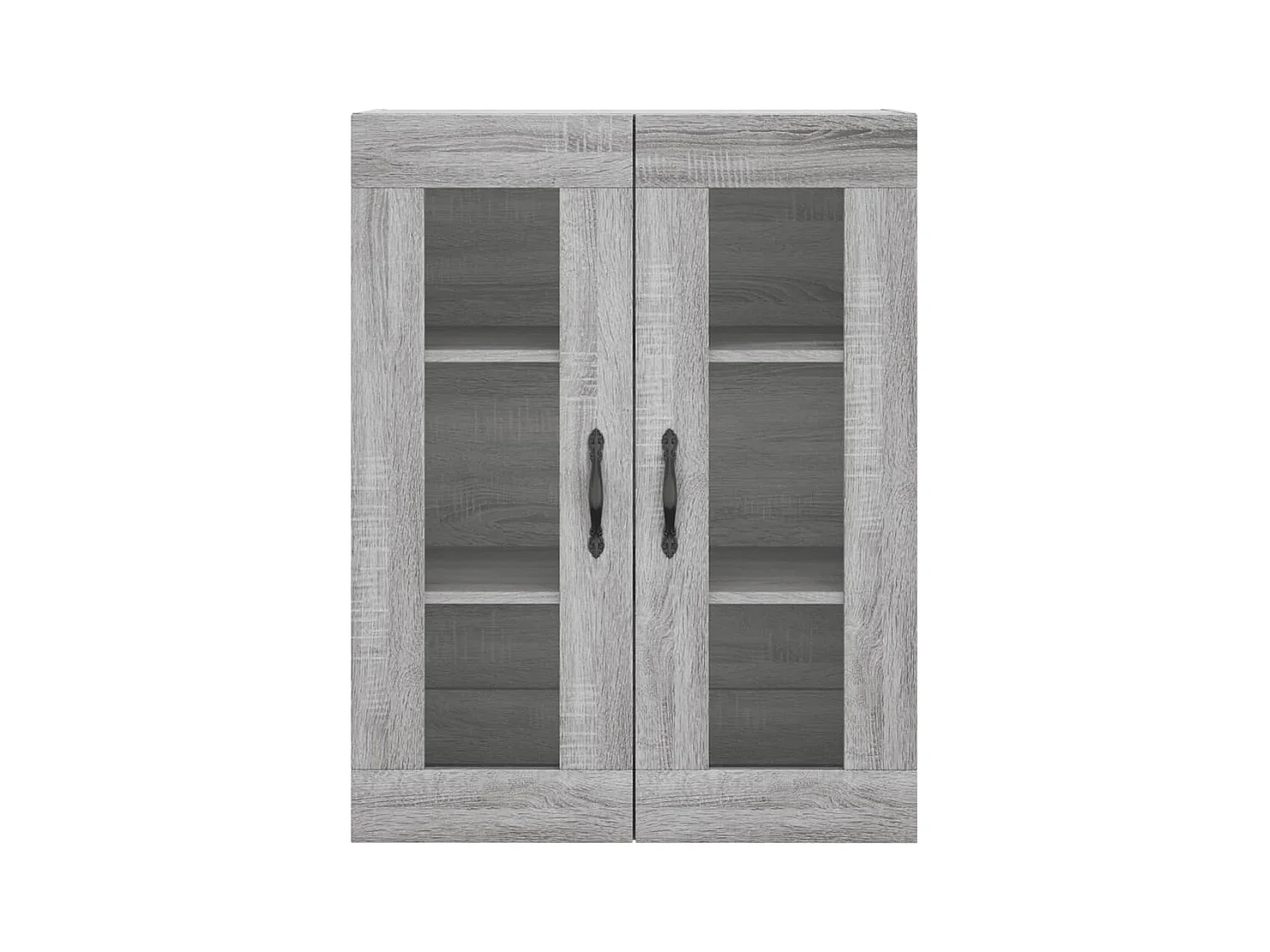 Buffet haut Sonoma gris 69,5x34x180 cm Bois d'ingénierie