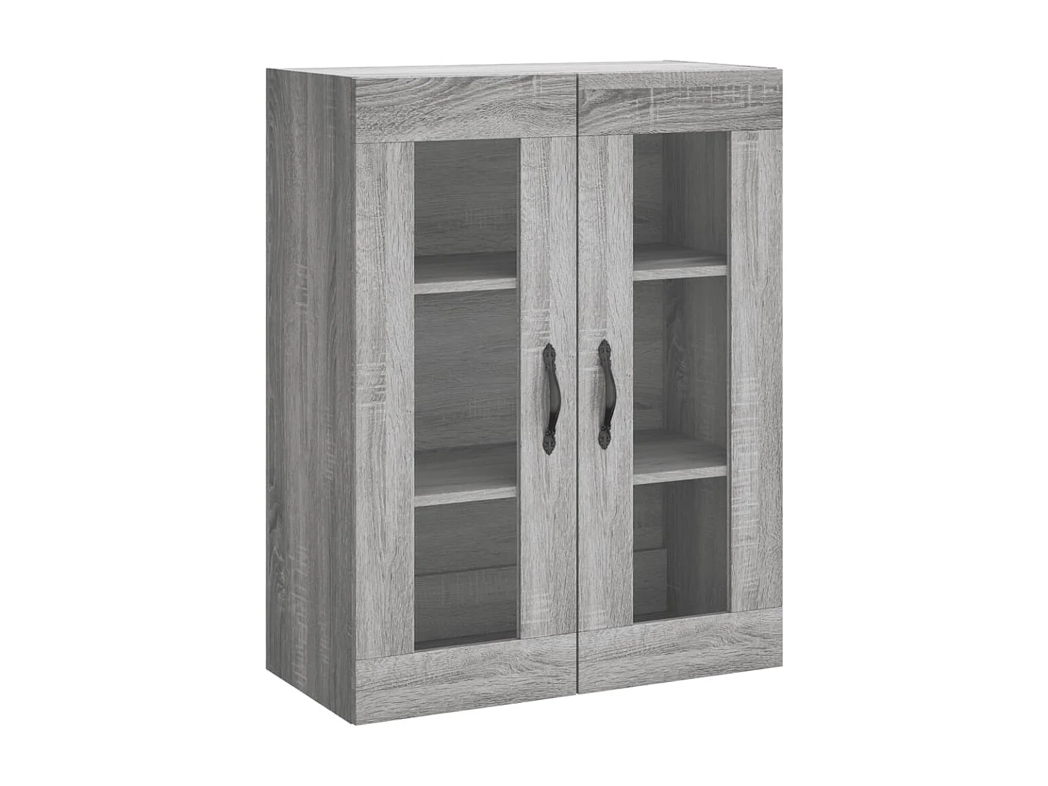 Buffet haut Sonoma gris 69,5x34x180 cm Bois d'ingénierie