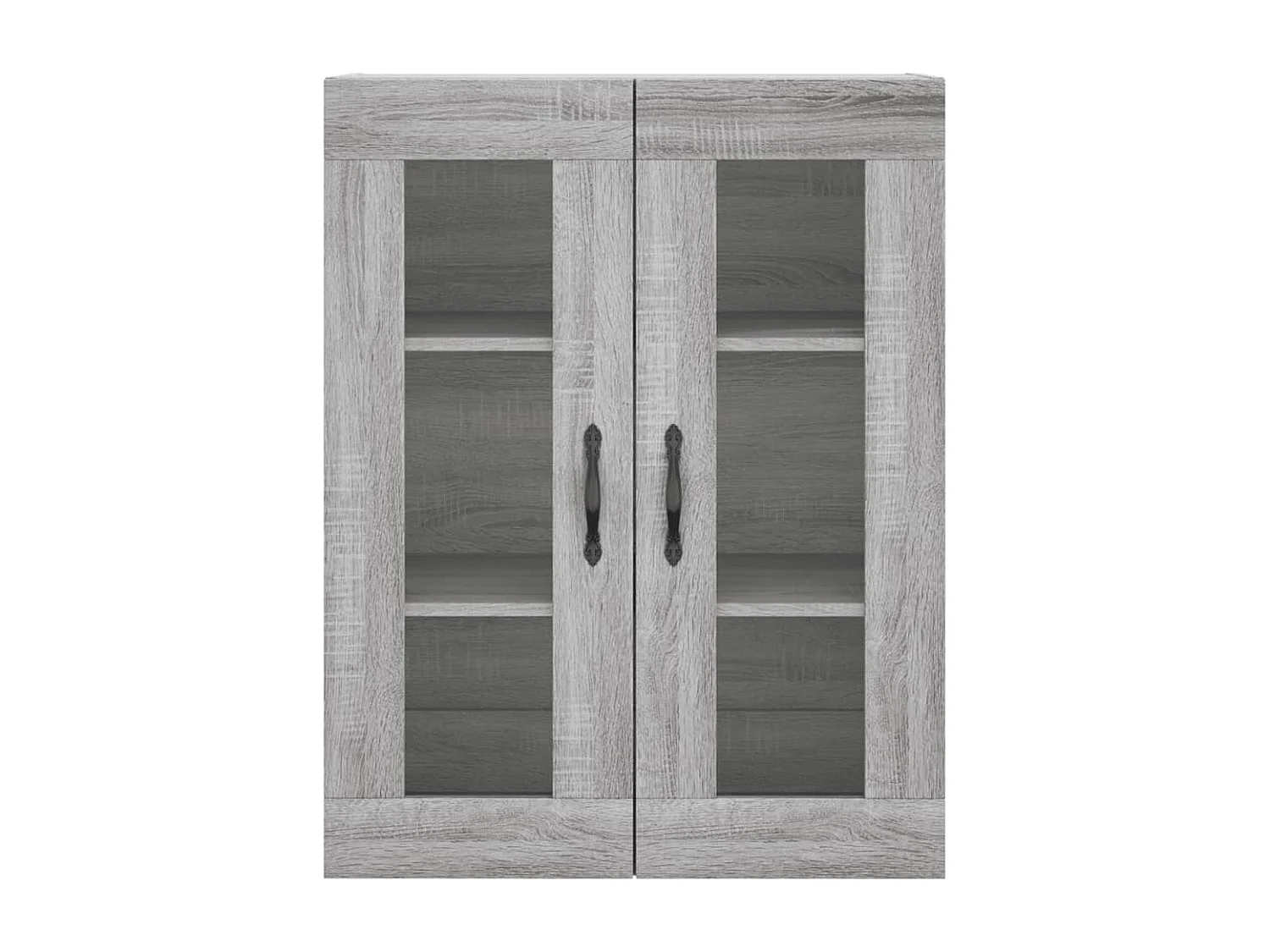Buffet haut Sonoma gris 69,5x34x180 cm Bois d'ingénierie
