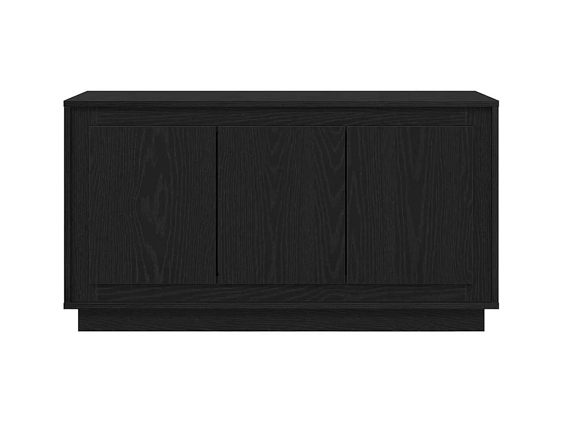 Buffet Chêne noir 102 x 35 x 55 cm Bois d'ingénierie