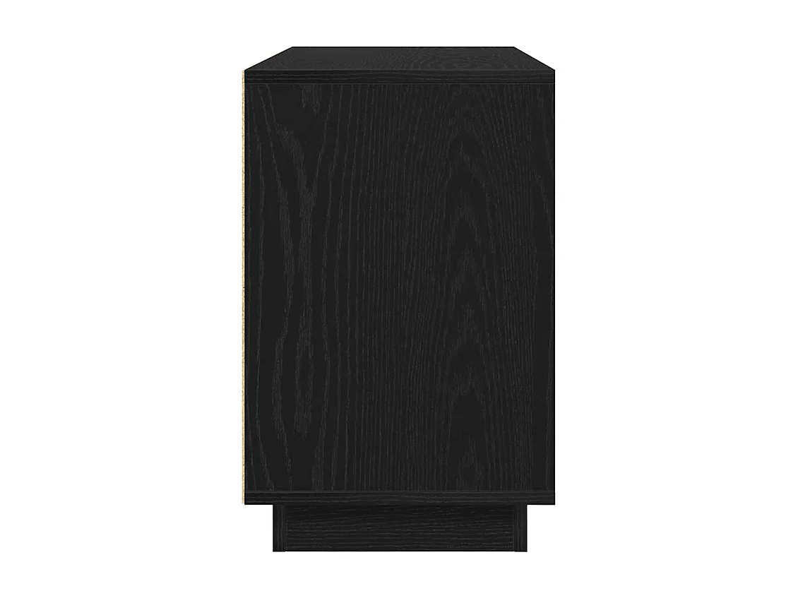 Buffet Chêne noir 102 x 35 x 55 cm Bois d'ingénierie