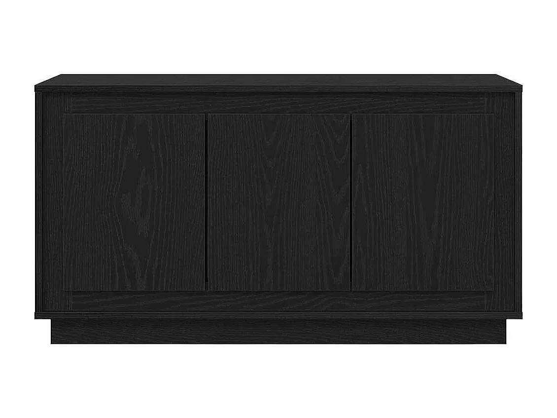 Buffet Chêne noir 102 x 35 x 55 cm Bois d'ingénierie