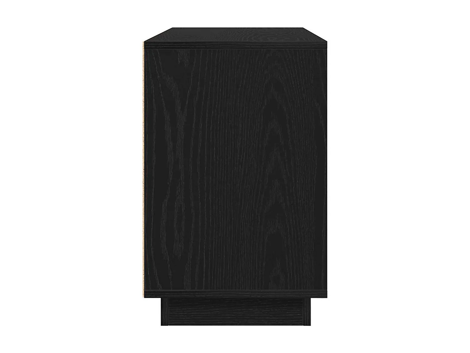 Buffet Chêne noir 102 x 35 x 55 cm Bois d'ingénierie