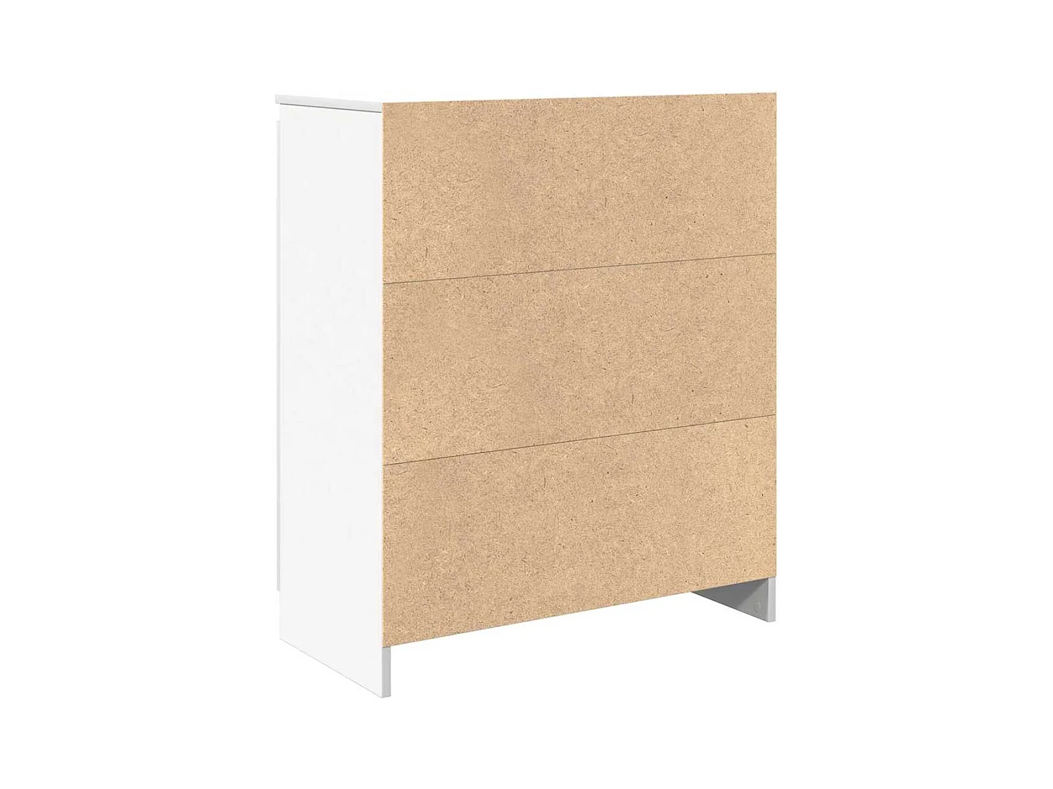 Buffet avec tiroir blanc 71x35x84 cm bois d'ingénierie