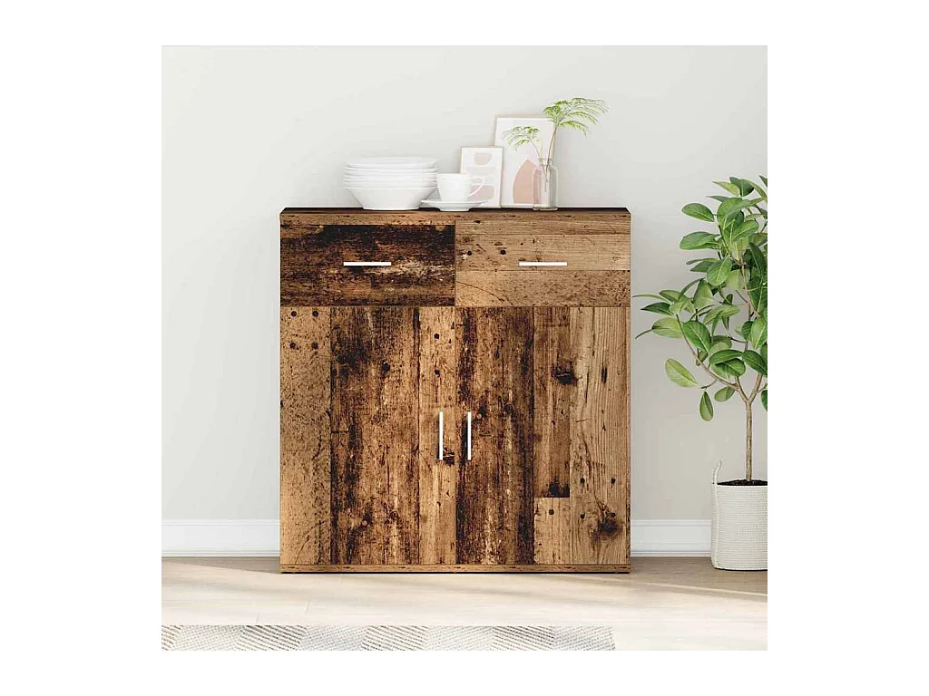 Buffet Bois ancien 79 x 38 x 80 cm Bois d'ingénierie