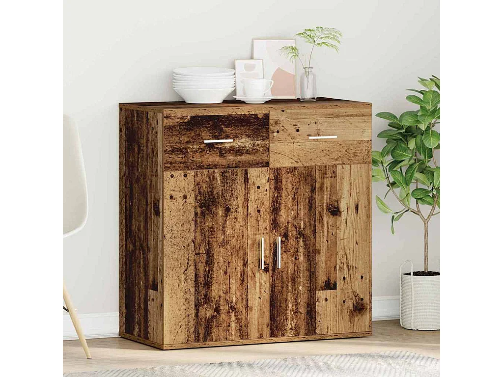 Buffet Bois ancien 79 x 38 x 80 cm Bois d'ingénierie