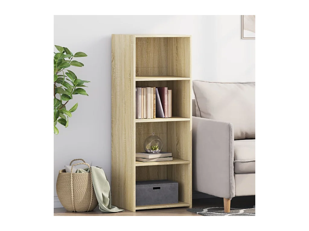 Buffet haut chêne sonoma 45x41x124 cm bois d'ingénierie