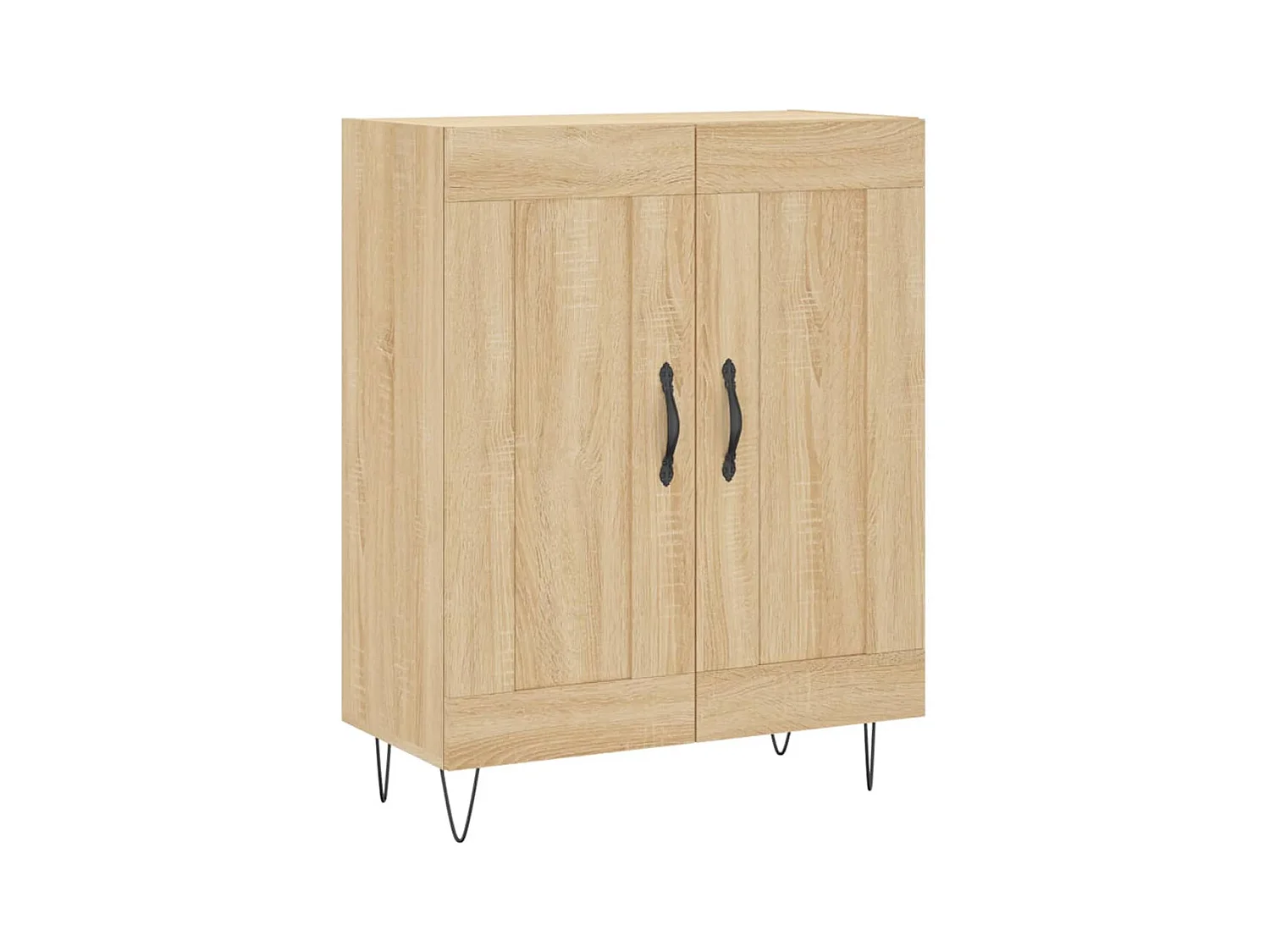 Buffet haut Chêne sonoma 69,5x34x180 cm Bois d'ingénierie