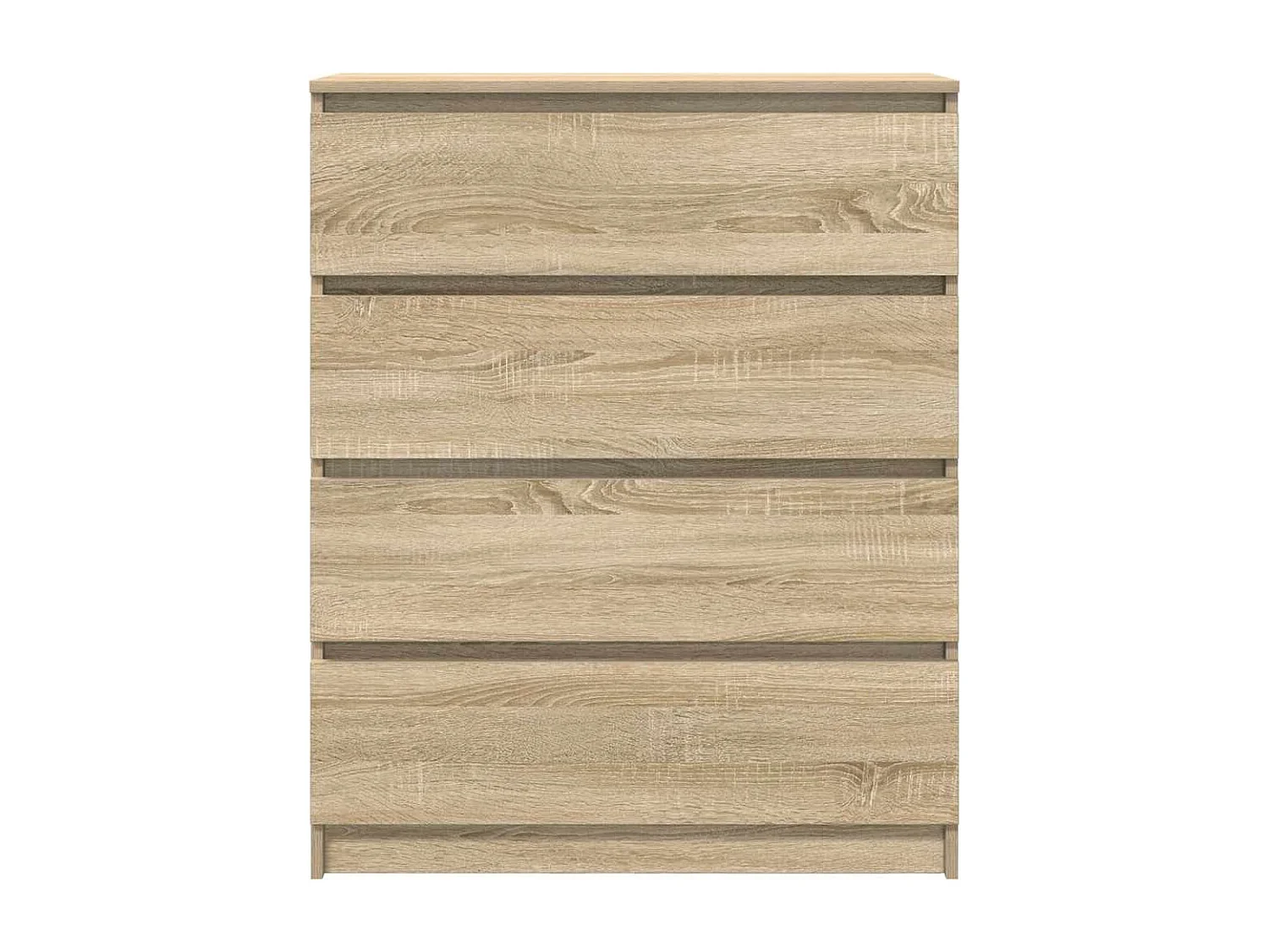 Buffet chêne sonoma 80x35x99 cm bois d'ingénierie