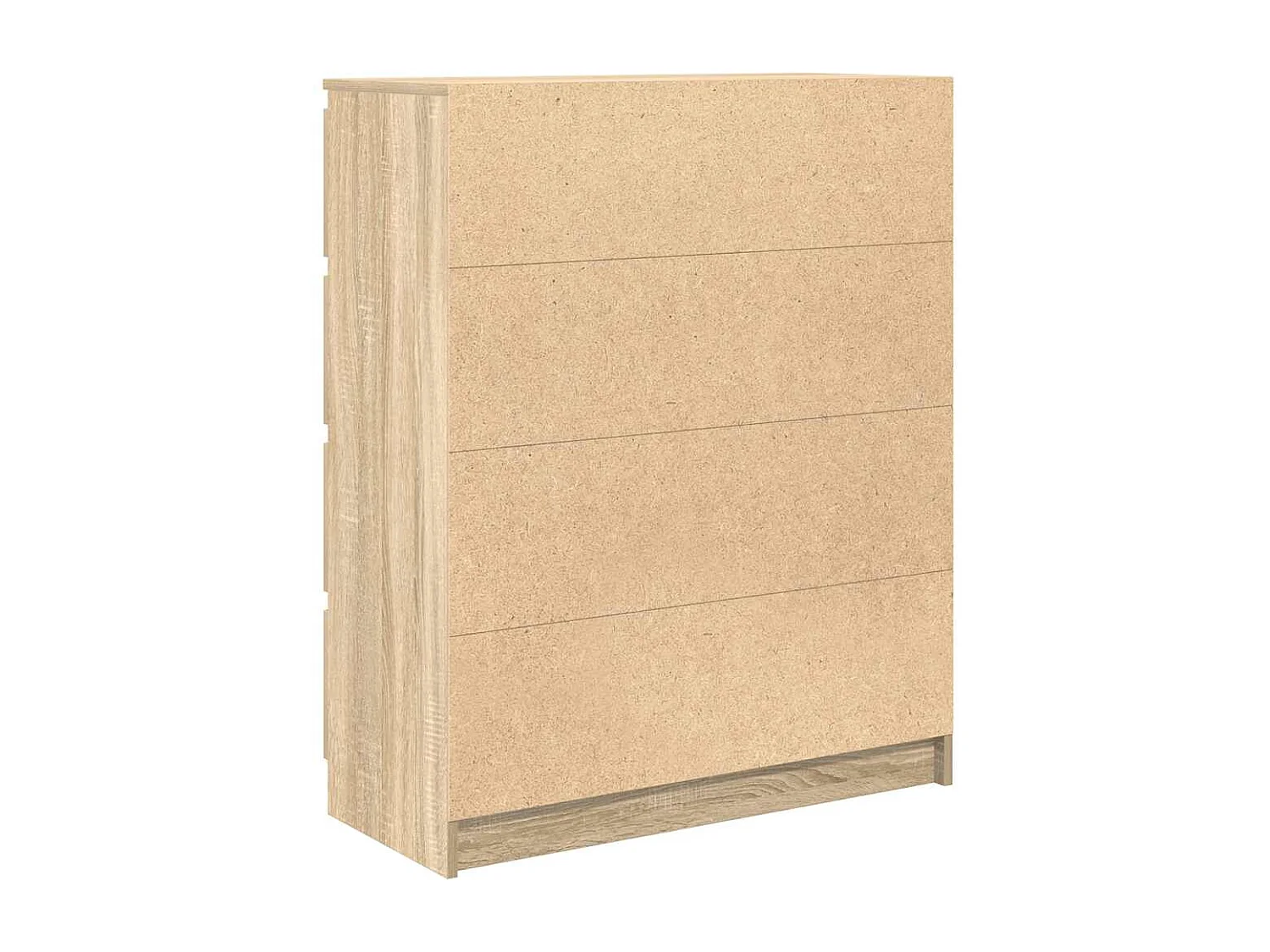 Buffet chêne sonoma 80x35x99 cm bois d'ingénierie