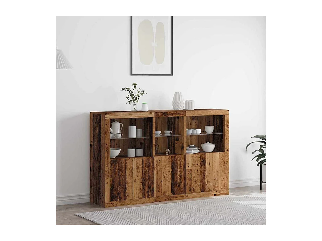 Buffet Bois ancien 162 x 37 x 100 cm Bois d'ingénierie