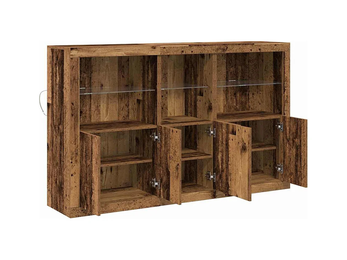 Buffet Bois ancien 162 x 37 x 100 cm Bois d'ingénierie