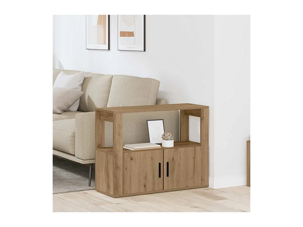 Buffet chêne artisanal 80 x 30 x 60 cm Bois d'ingénierie