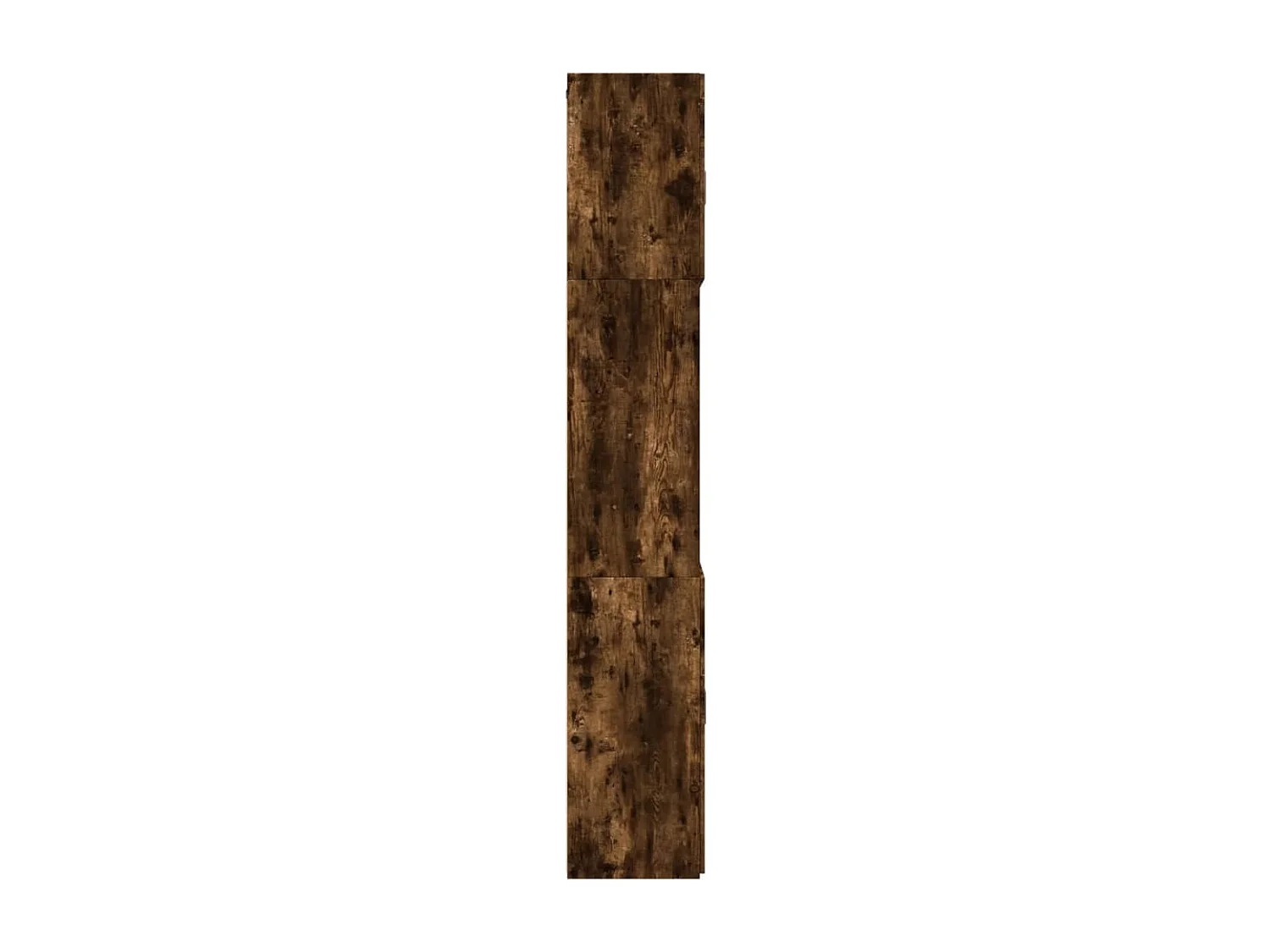 Buffet haut chêne fumé 80x42,5x249 cm bois d'ingénierie