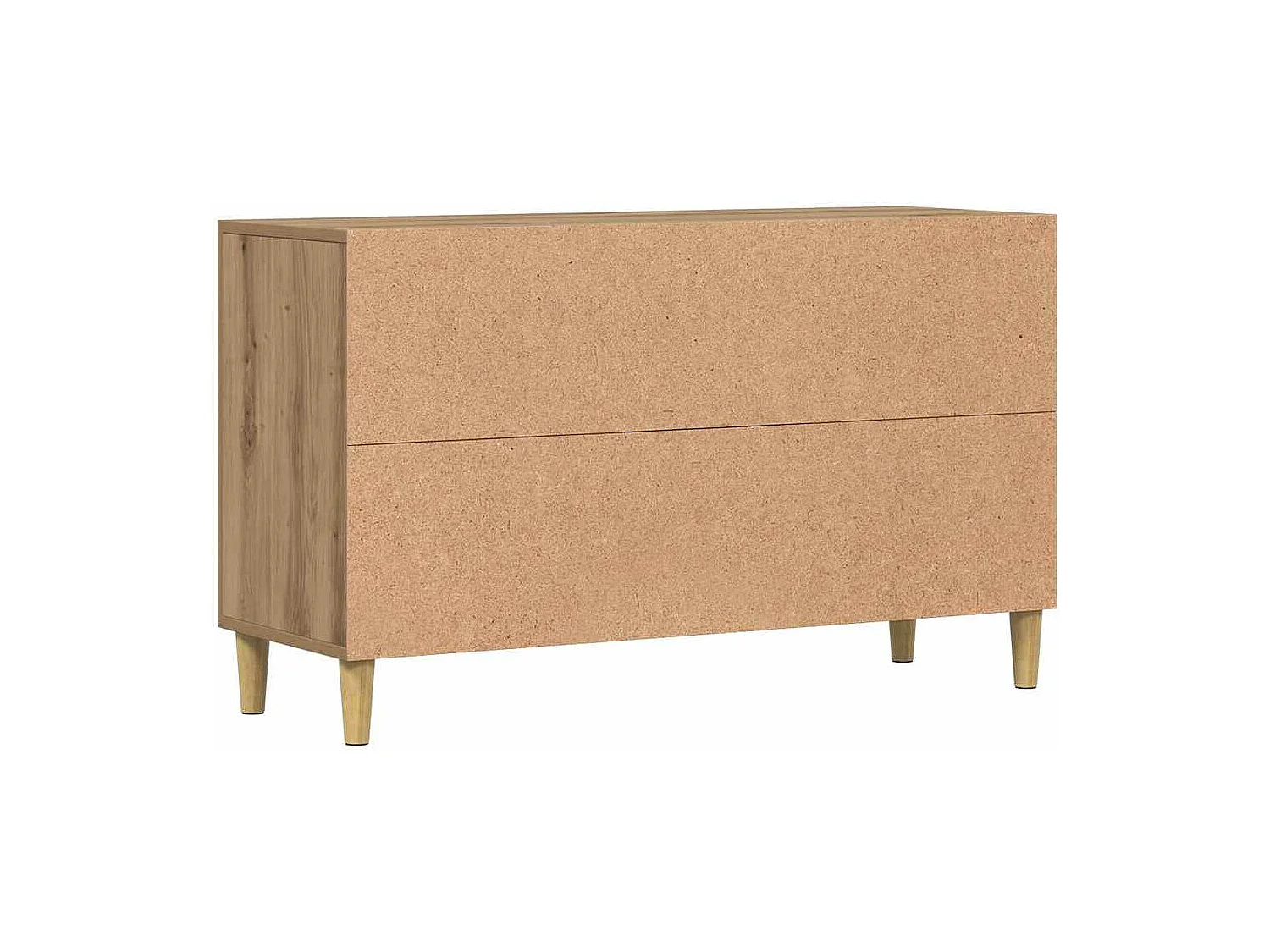 Buffet chêne artisanal 100x36x60 cm bois d'ingénierie