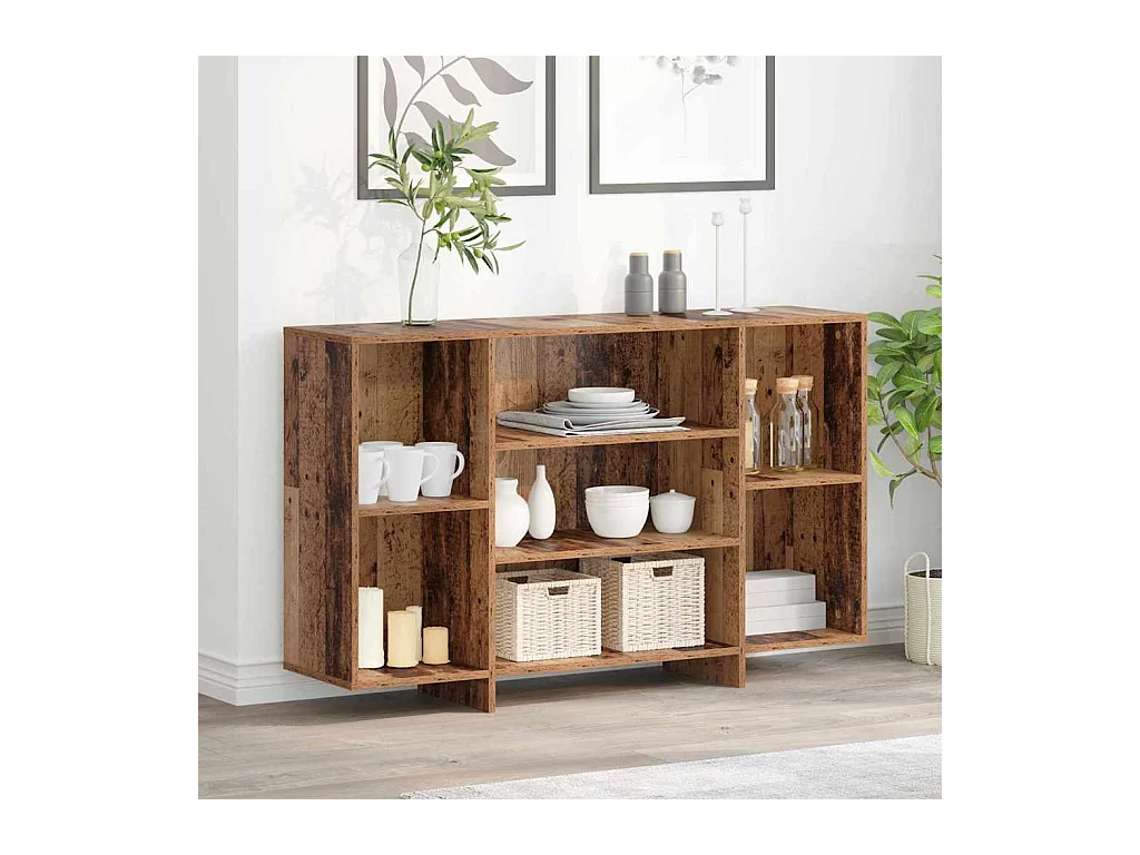 Buffet Bois ancien 120 x 30 x 75 cm Bois d'ingénierie